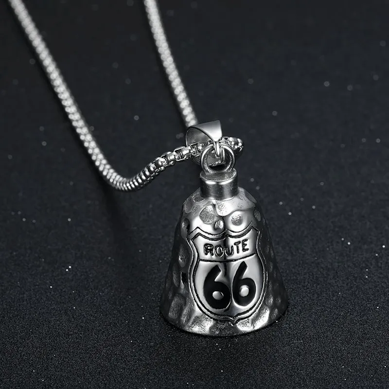 66/ROUTE 66 Titanium Steel Necklaces Unisex-2