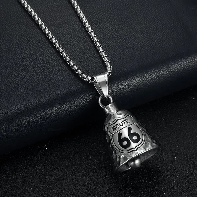 66/ROUTE 66 Titanium Steel Necklaces Unisex-3