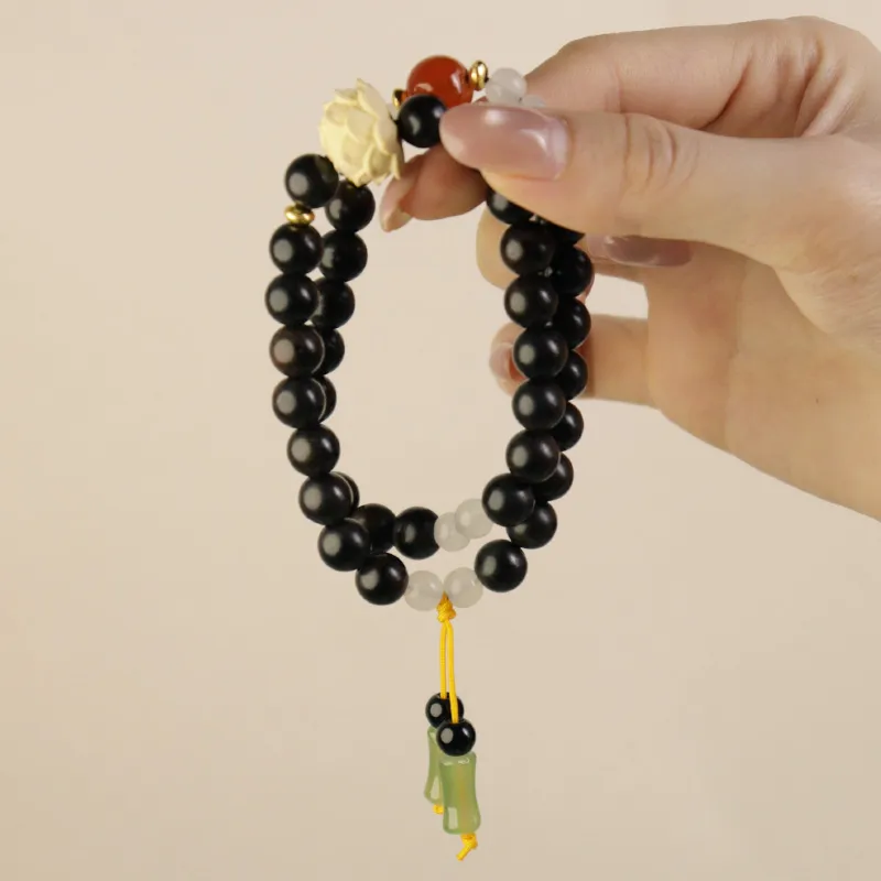 LIBEIDINGSHENG Ebony Blessing And Wisdom Increase, Purification And Reception Of Good Luck, Energy Cycle Unisex-6
