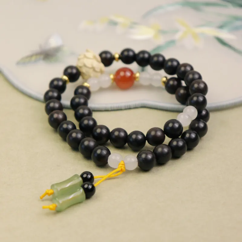 LIBEIDINGSHENG Ebony Blessing And Wisdom Increase, Purification And Reception Of Good Luck, Energy Cycle Unisex-3