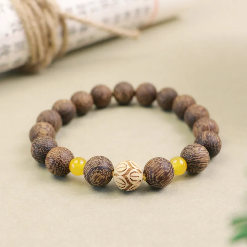 LIBEIDINGSHENG Redwood Wisdom, Purity, And Prosperity Guided By A Noble Friend, Blessing Wealth. Unisex-2