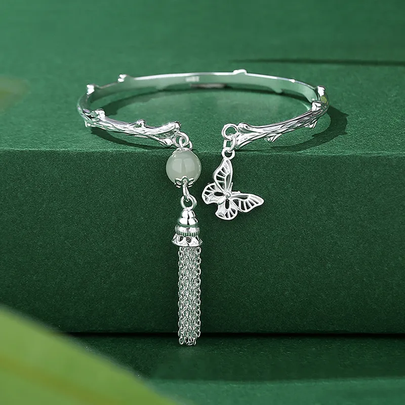 Wylyp 999 Fine Silver Bangles Women's-1