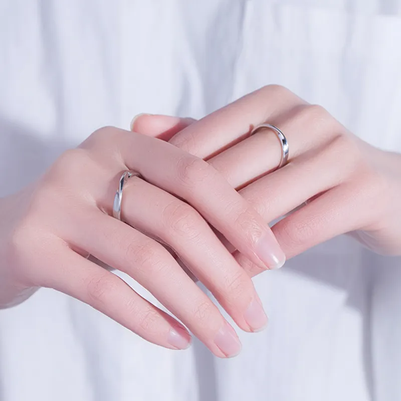 Wylyp 999 Fine Silver Rings Unisex-1
