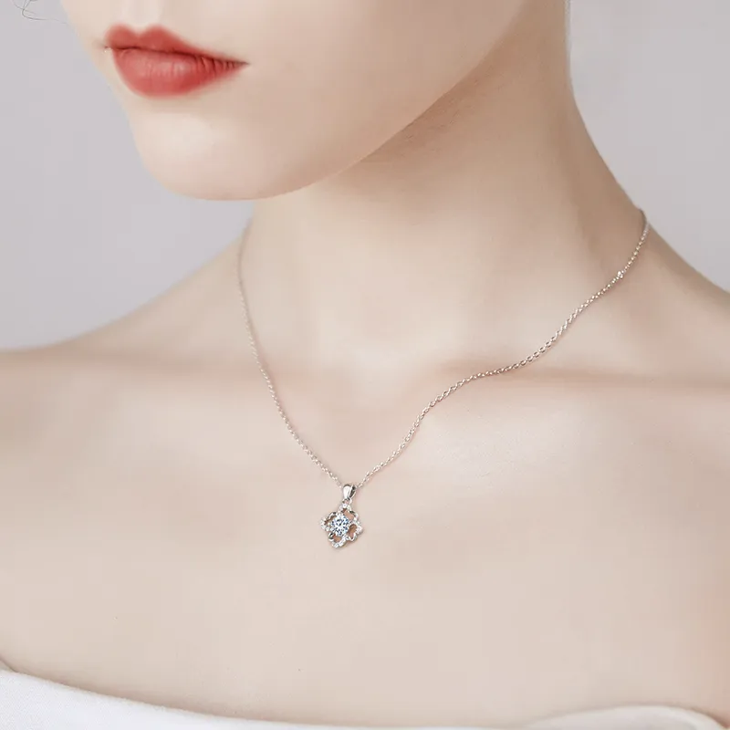 Wylyp 999 Fine Silver Necklaces Women's Silver Box-4