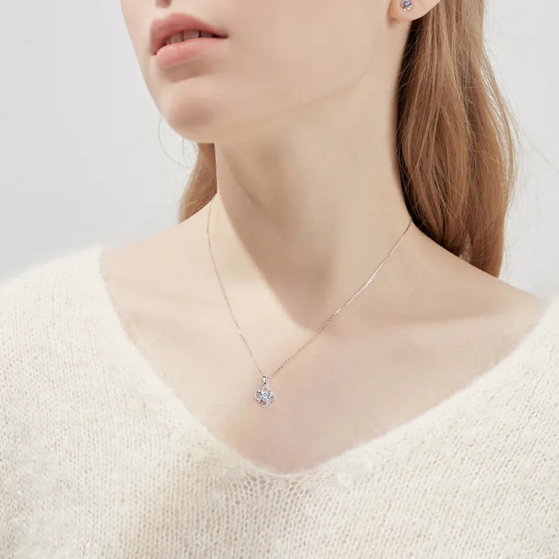 Wylyp 999 Fine Silver Necklaces Women's Silver Box-5