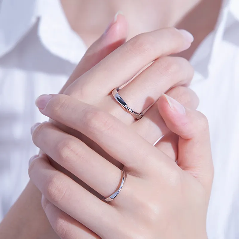 Wylyp 999 Fine Silver Rings Unisex-2