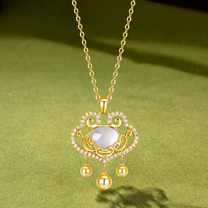 Wylyp 925 Sterling Silver Necklaces Women's-2