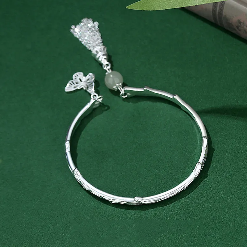 Wylyp 999 Fine Silver Bangles Women's-3