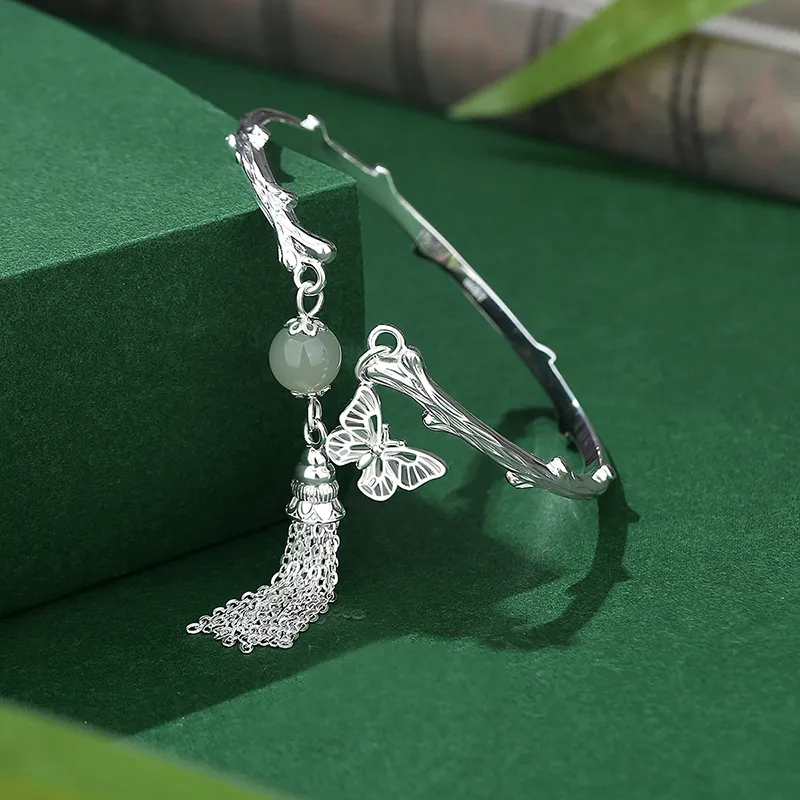 Wylyp 999 Fine Silver Bangles Women's-2