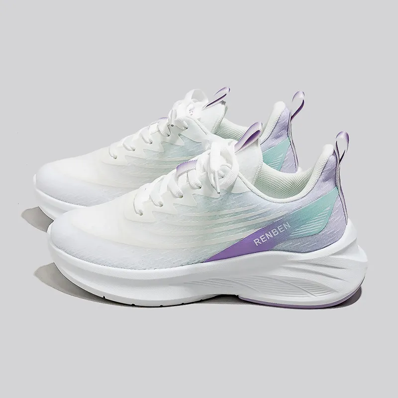 RENBEN Breathable Cushioning Low Top Casual Running Shoes Women's-5
