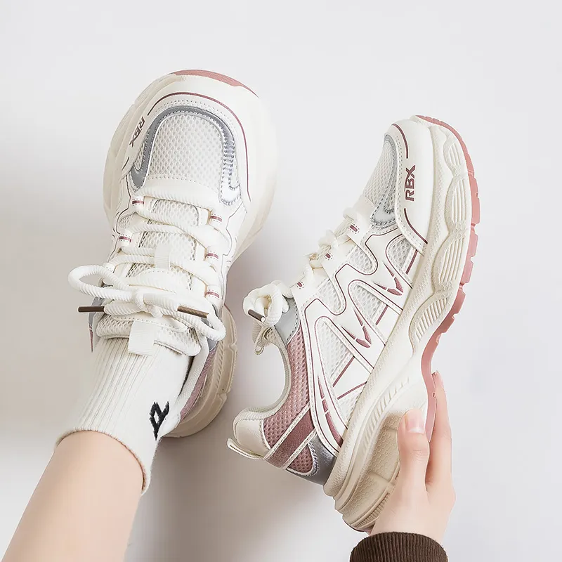 RENBEN Breathable And Slip Resistant Low Top Chunky Sneakers Women's-6