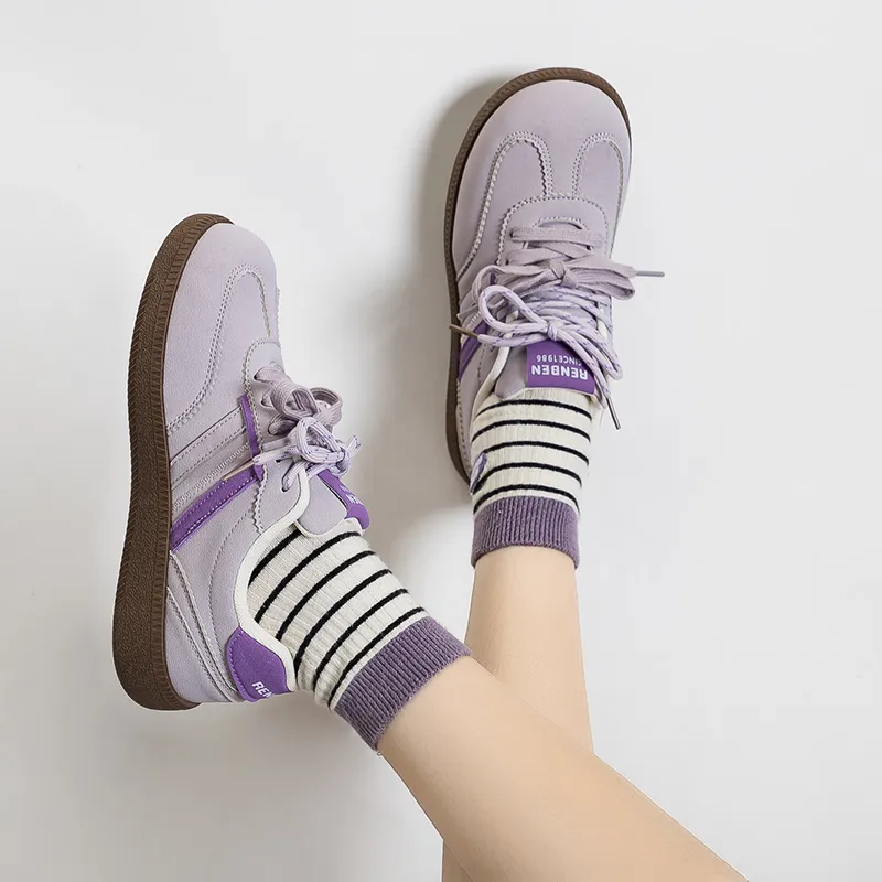 RENBEN Slip Resistant, Breathable, Lightweight Low Top Casual Shoes Women's-11