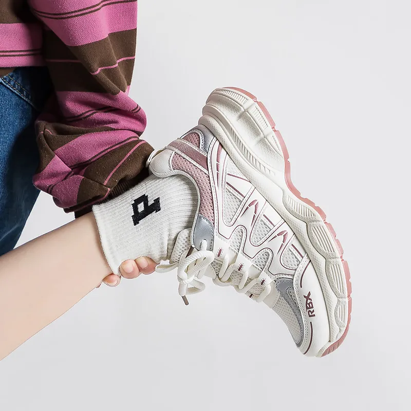 RENBEN Breathable And Slip Resistant Low Top Chunky Sneakers Women's-5
