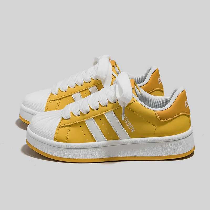 RENBEN Wear resistant And Lightweight Low Top Skateboard Shoes Women's-12