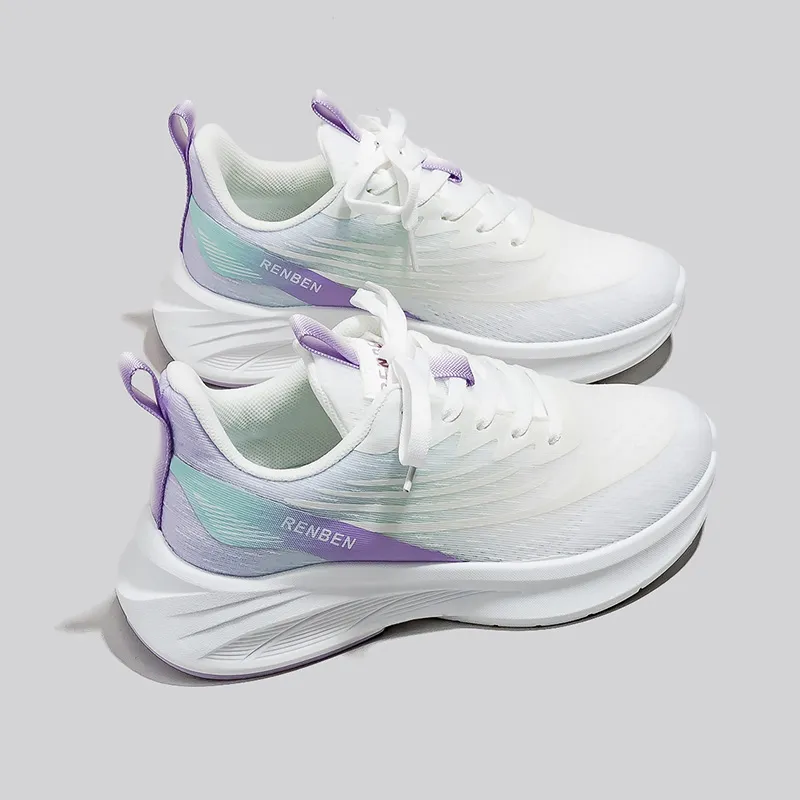 RENBEN Breathable Cushioning Low Top Casual Running Shoes Women's-6