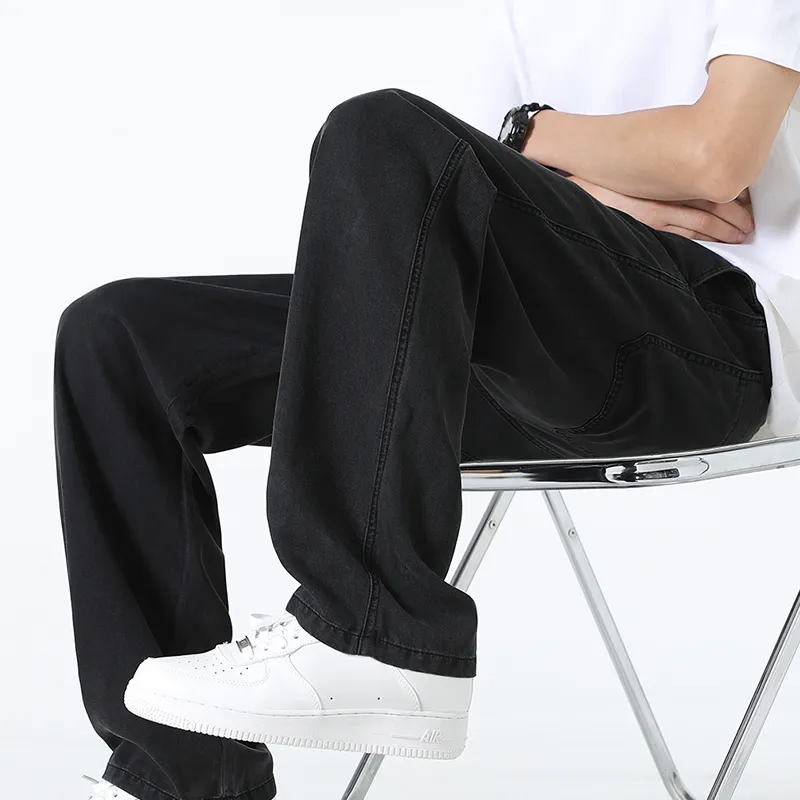 Red bean Jeans Unisex-7