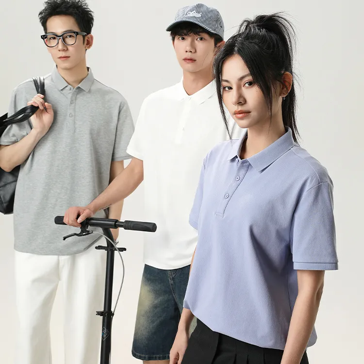 Red bean Polo Shirts Unisex-2