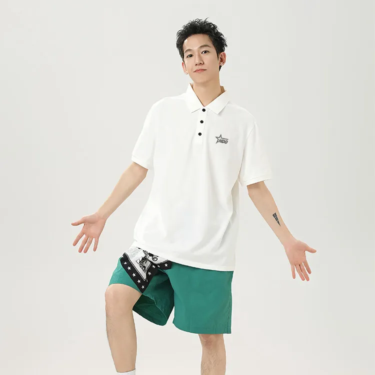 Red bean Polo Shirts Men-2