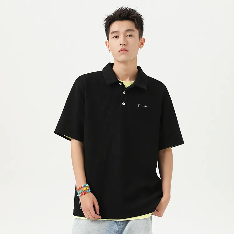 Red bean Polo Shirts Unisex-2