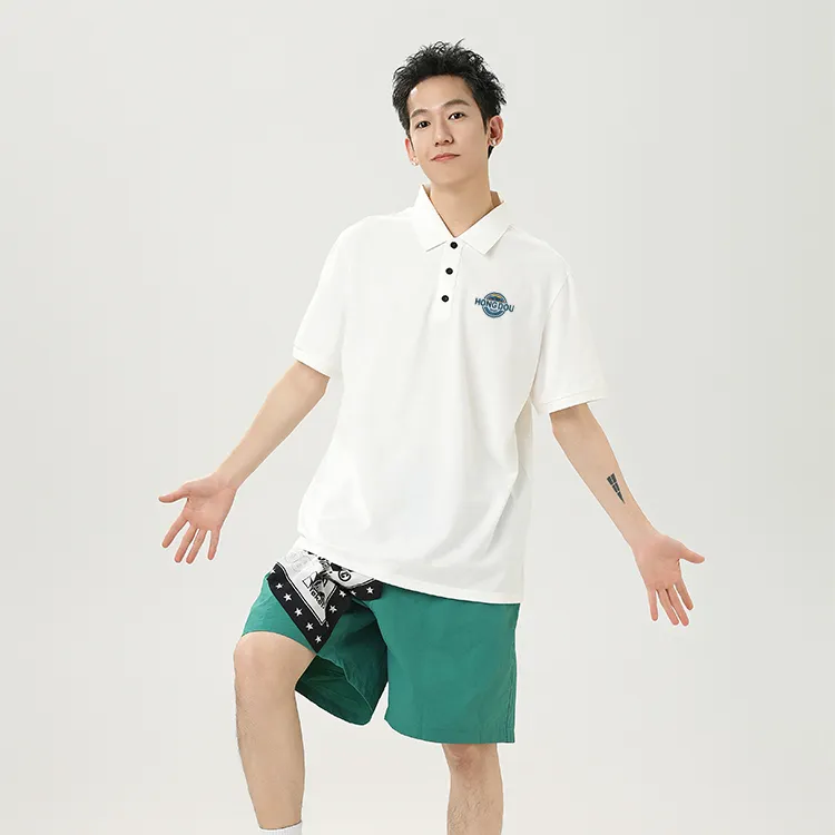 Red bean Polo Shirts Men-6