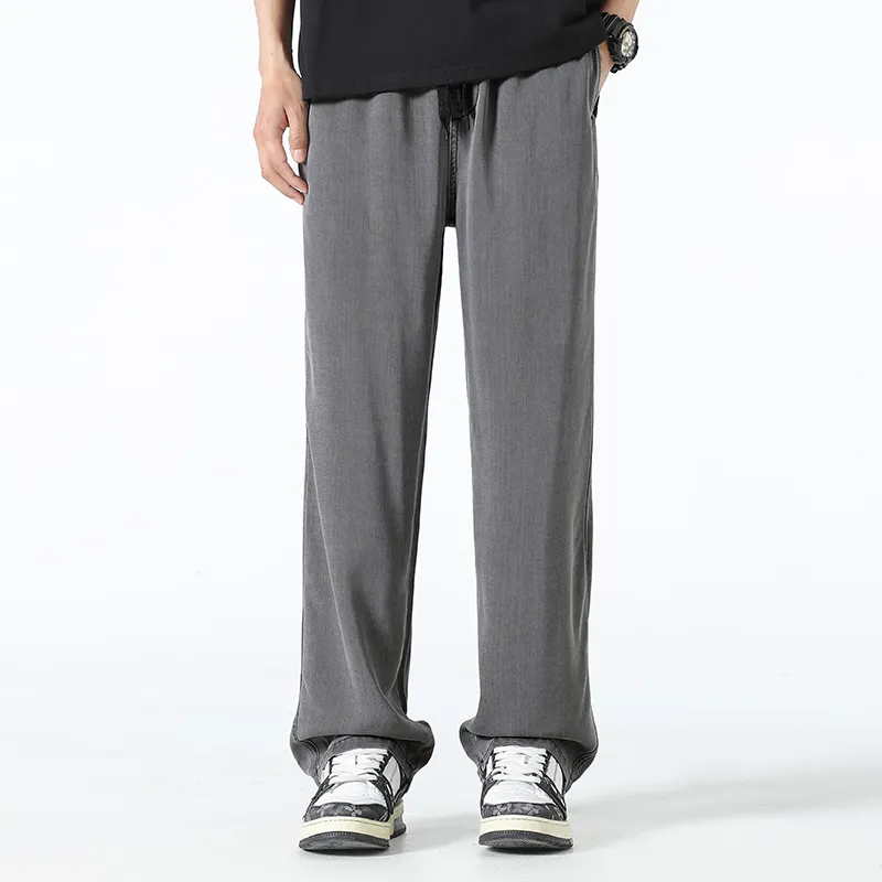 Red bean Jeans Unisex-11