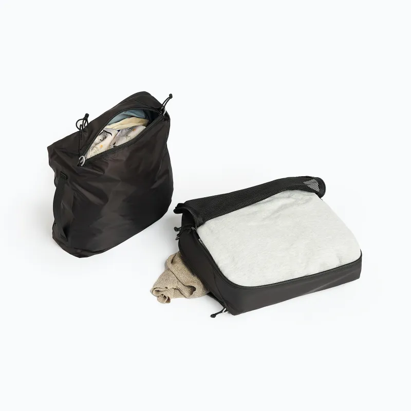 YIZHI Double Layer Clothing Storage Bag, Underwear T Shirt Coat All Season, Clean/Dirty Clothes Separation Storage Bag-16