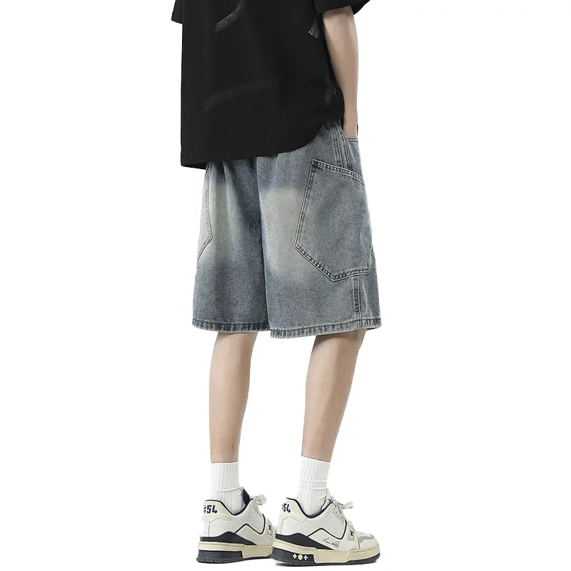 FAIRWHALE Denim Shorts Men-3