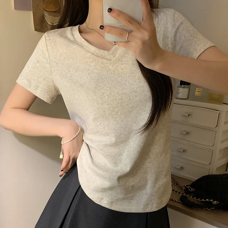 Mowlow T Shirts Women's Heather Gray-4