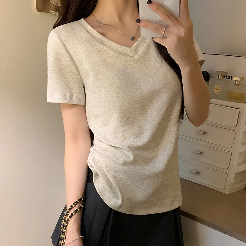 Mowlow T Shirts Women's Heather Gray-3