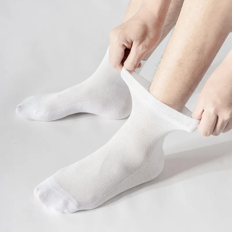 MIANWUQI Mid Calf Socks Unisex 5 Pack-16