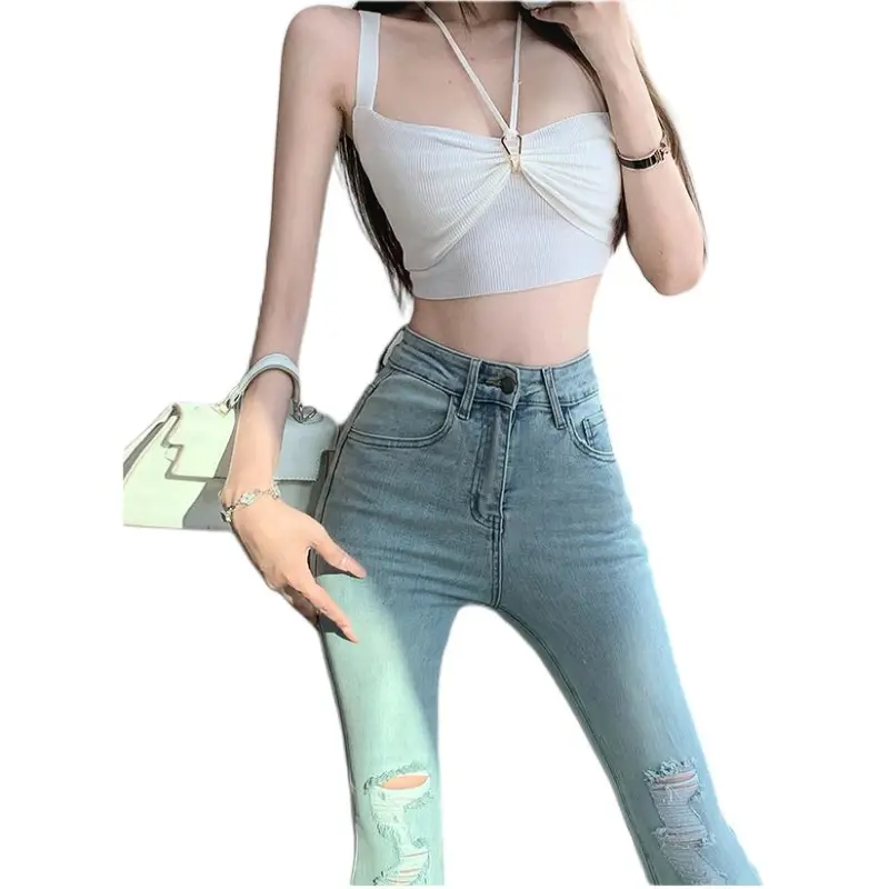 Dior Beauty Jeans Women's Light Blue-6