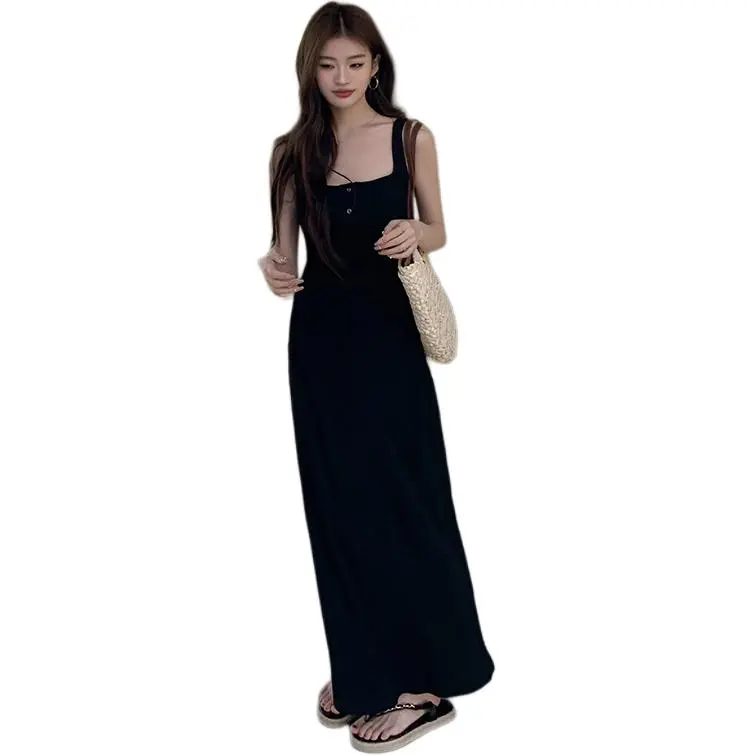 Dior Beauty Slip Dresses Women's Black-1