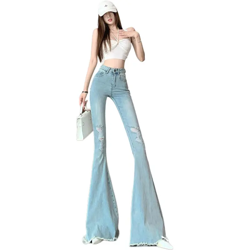 Dior Beauty Jeans Women's Light Blue-4
