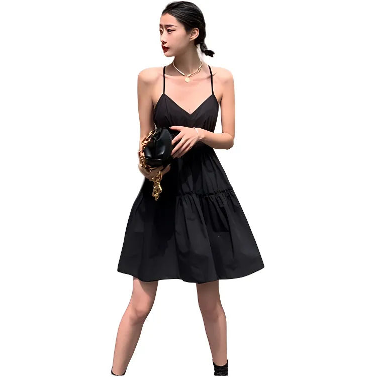 Dior Beauty Slip Dresses Women's Black-3
