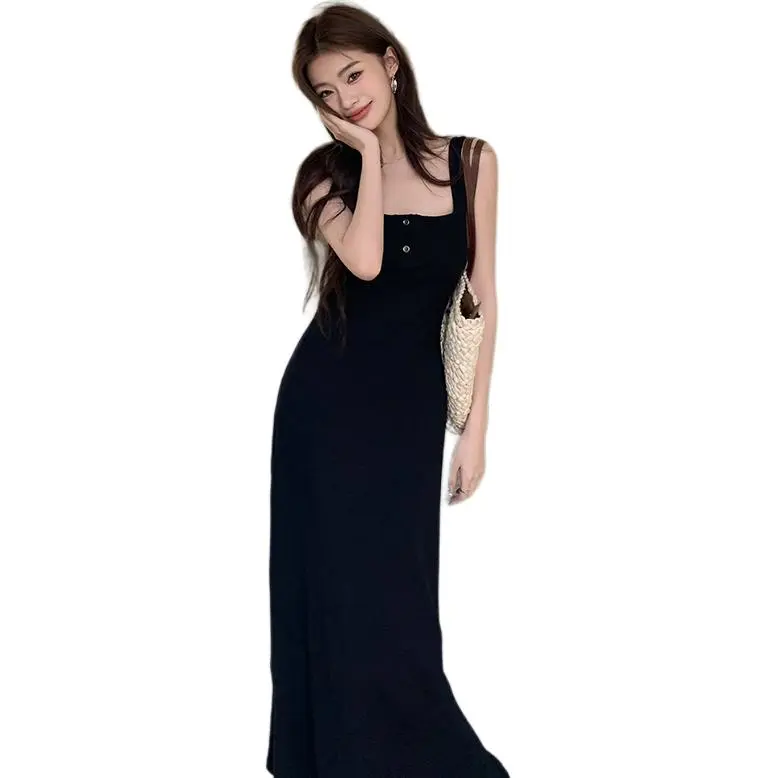 Dior Beauty Slip Dresses Women's Black-4