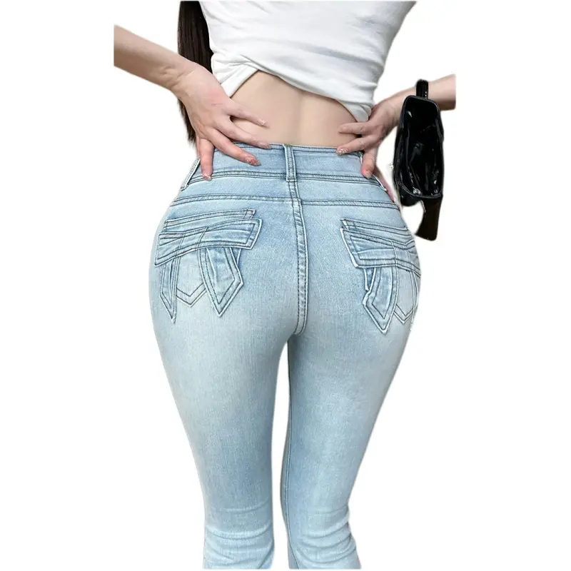 Dior Beauty Jeans Women's Light Blue-4