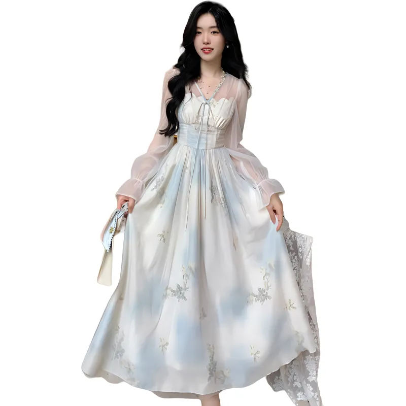 Dior Beauty Long Sleeved Dress Women's-7