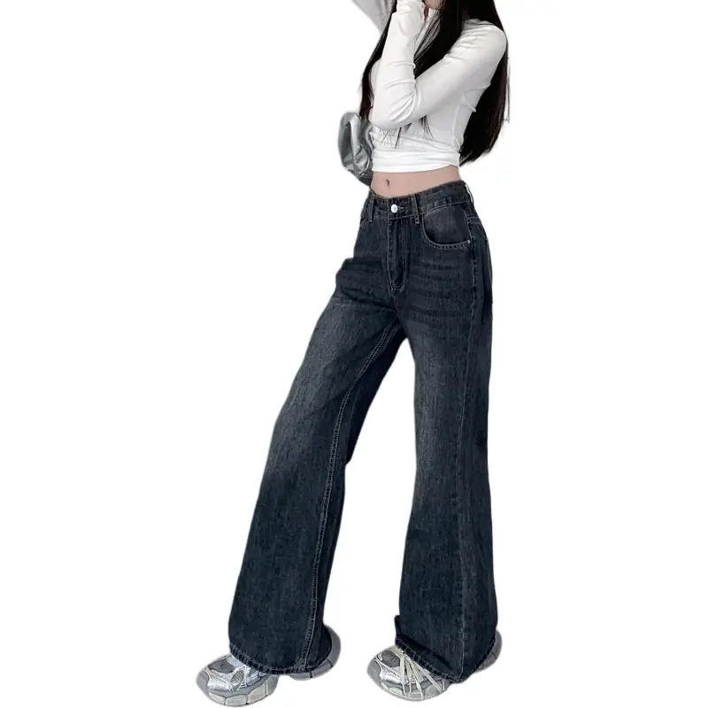 Dior Beauty Jeans Women's Blue Gray-7