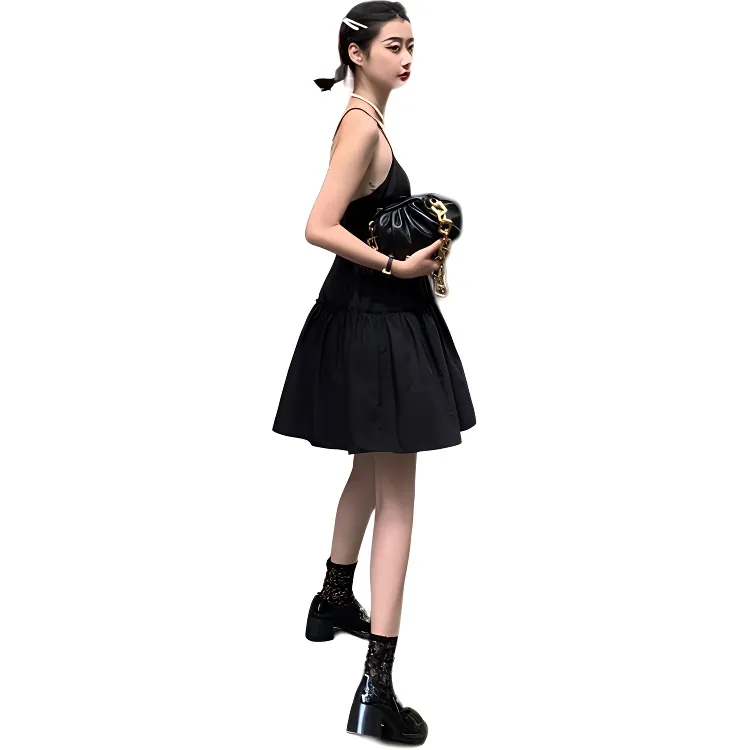 Dior Beauty Slip Dresses Women's Black-5