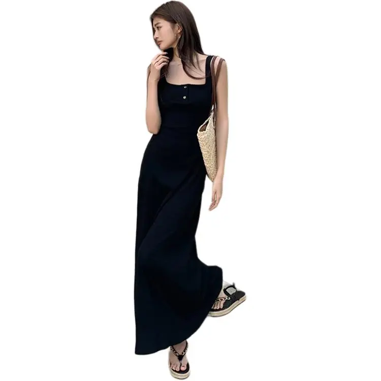 Dior Beauty Slip Dresses Women's Black-5