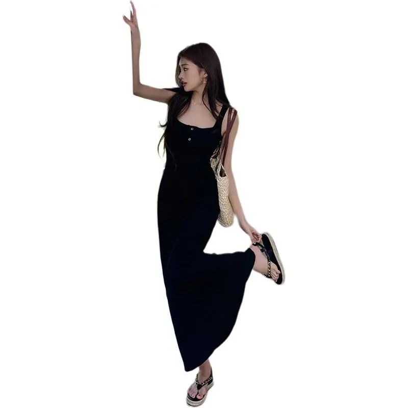 Dior Beauty Slip Dresses Women's Black-6