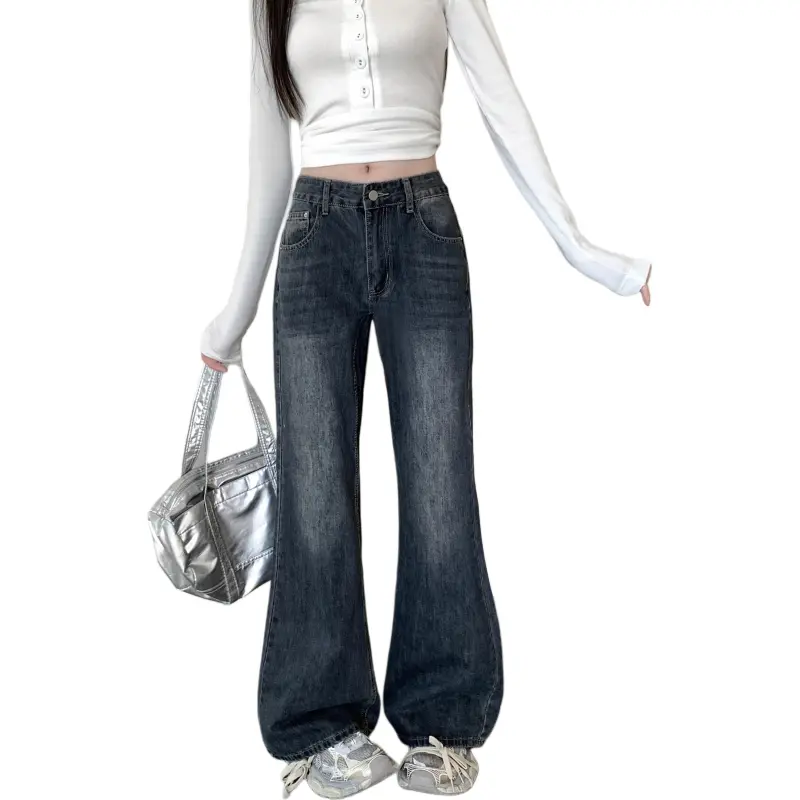 Dior Beauty Jeans Women's Blue Gray-2