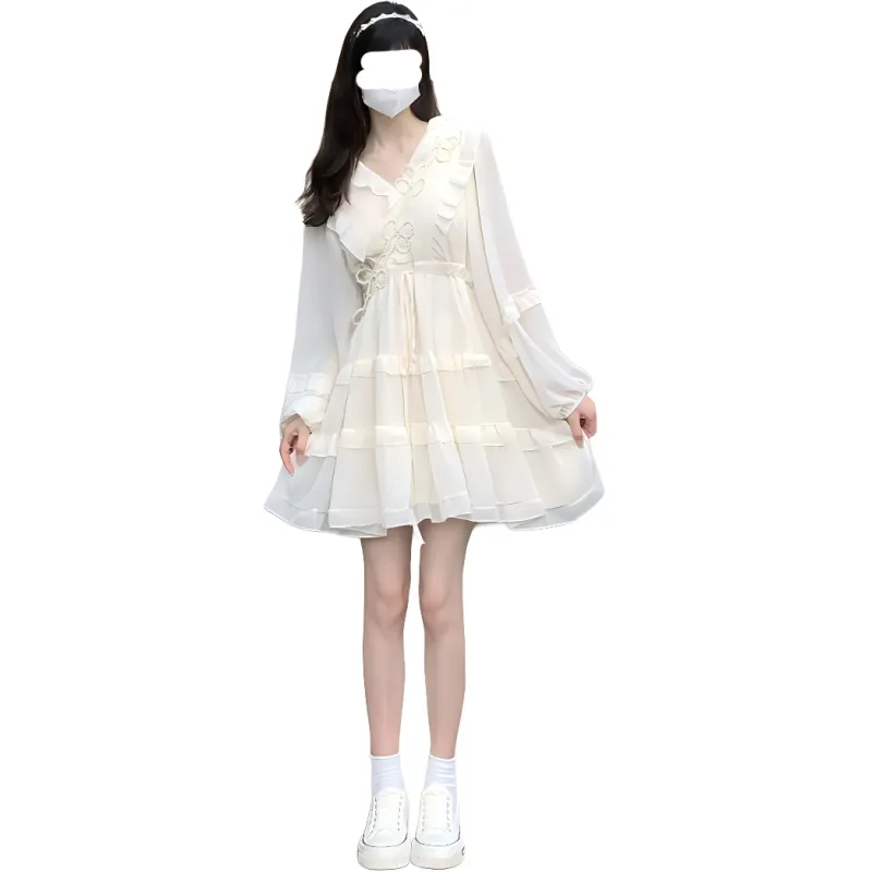Dior Beauty Long Sleeved Dress Women's-2