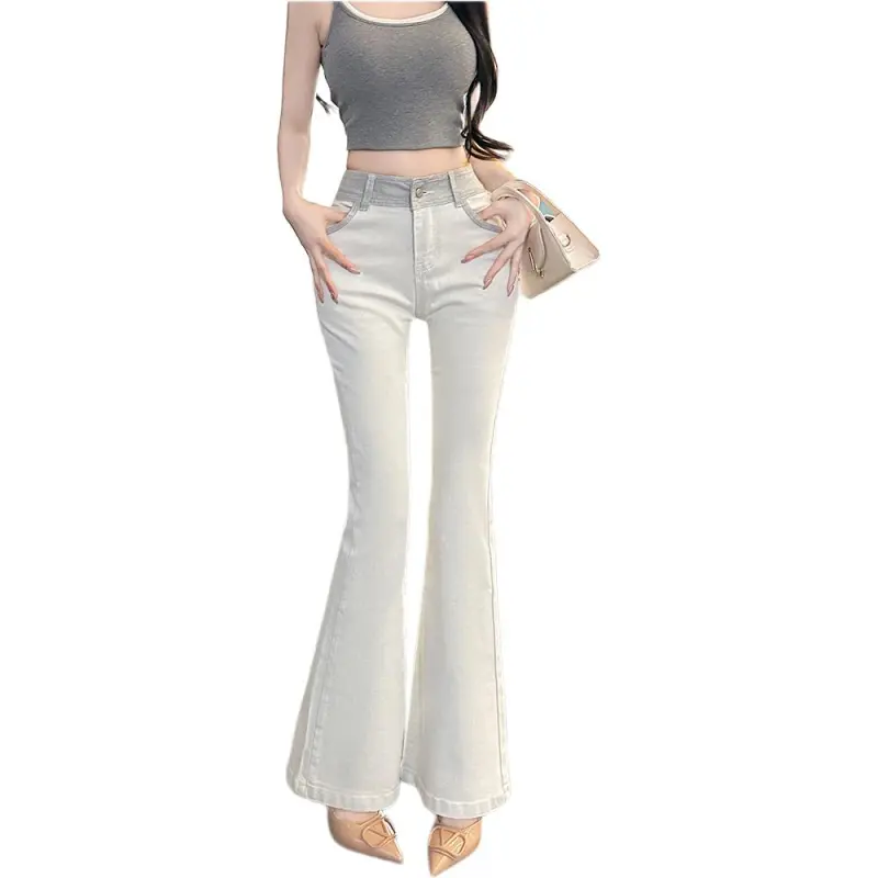 Dior Beauty Jeans Women's Light Gray-5