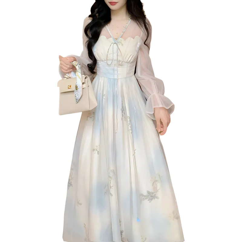 Dior Beauty Long Sleeved Dress Women's-4