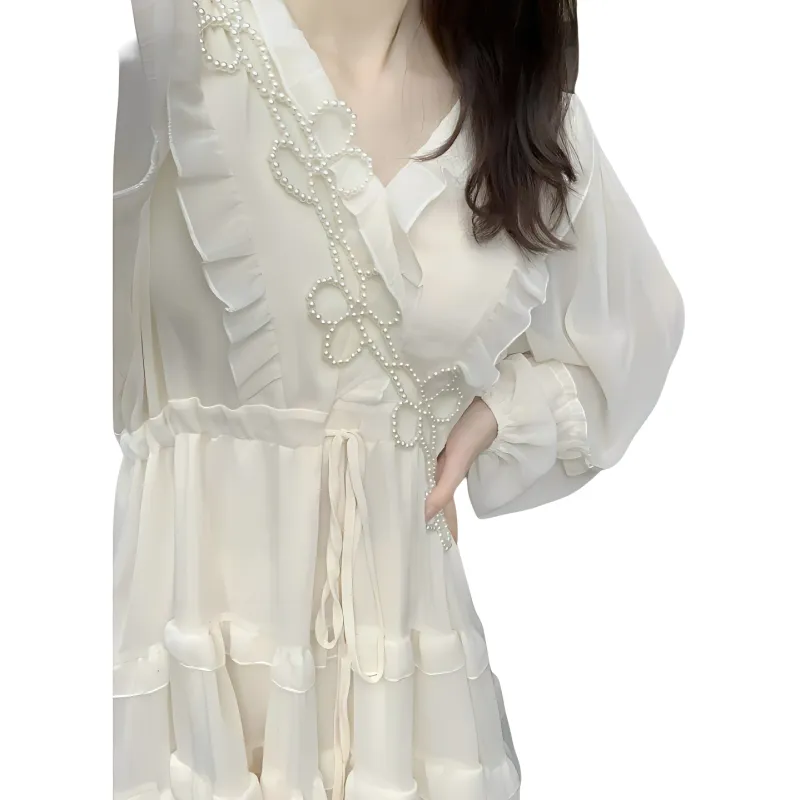 Dior Beauty Long Sleeved Dress Women's-4