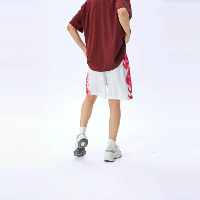 XDFM Sports Running Fitness Casual Cutoffs Casual Shorts Unisex-2