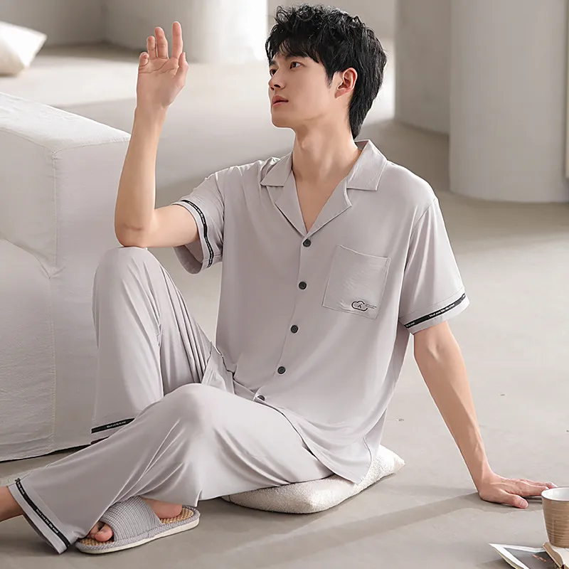 Gentle Welcome Pajama Set Men's Clothing Sets-3