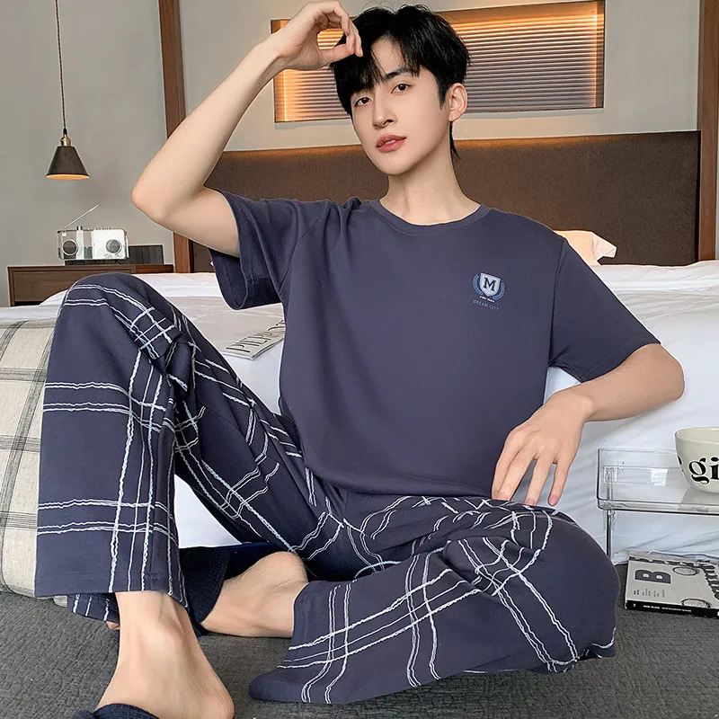 Gentle Welcome Pajama Set Men's Clothing Sets-1