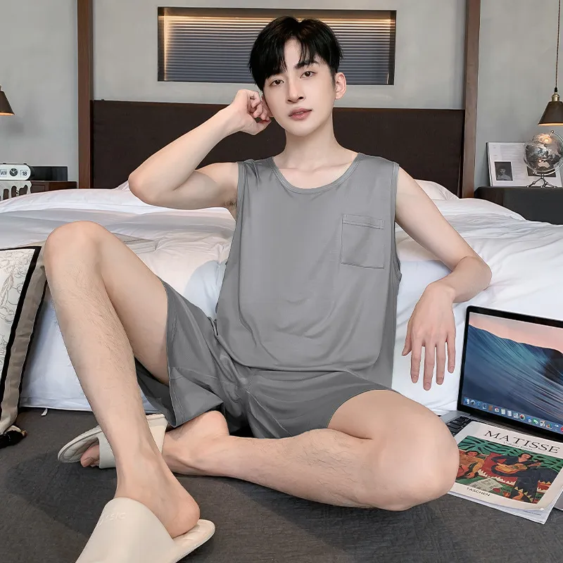 Gentle Welcome Pajama Set Men's Clothing Sets-7